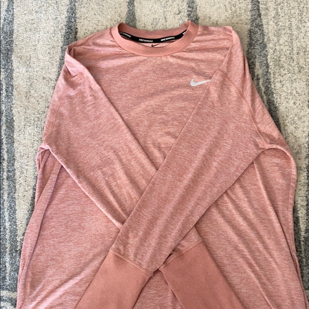 Nike long sleeve running dri-fit top